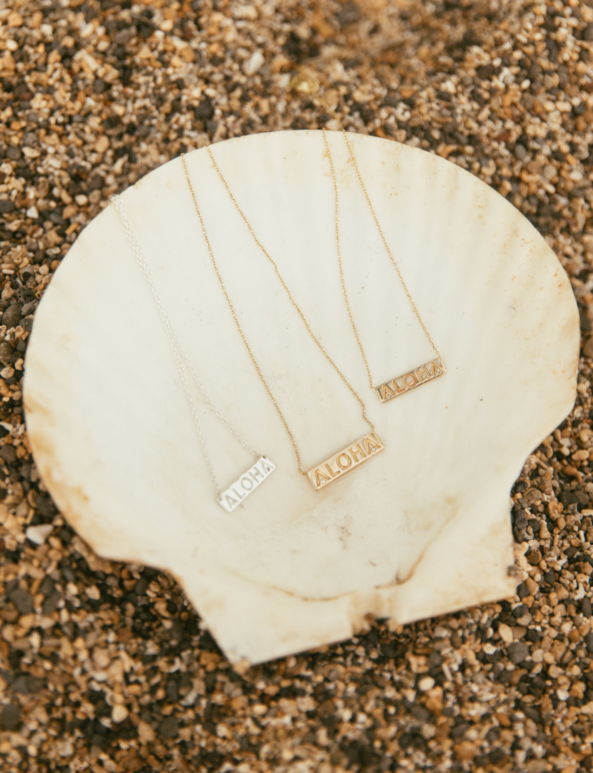 ALOHA NECKLACE - Sterling Silver