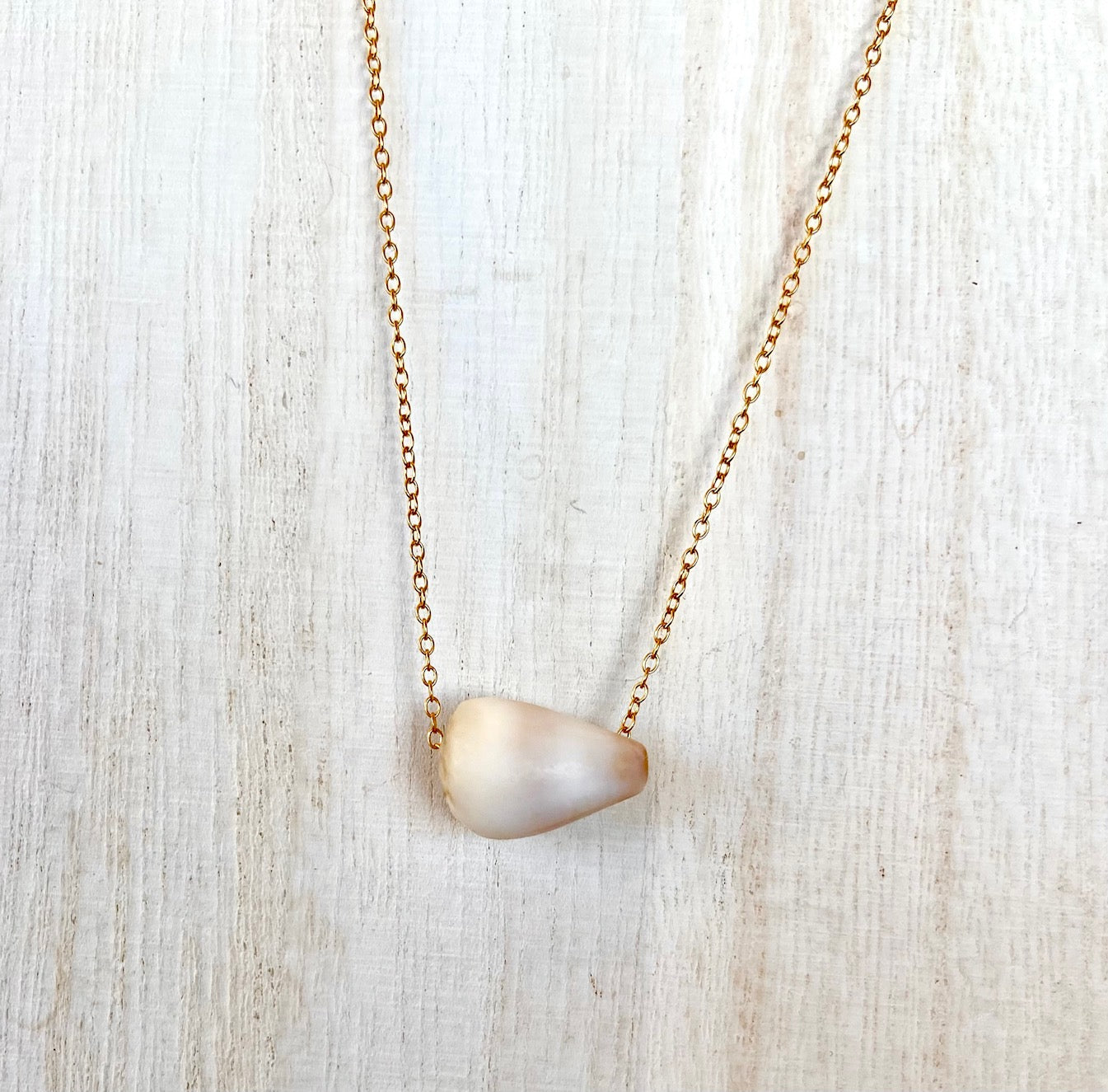 Floating Mini Cone Shell Necklace